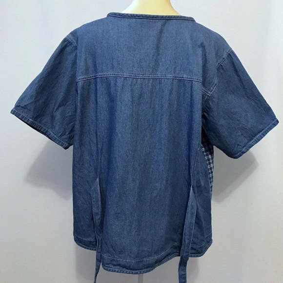 Vintage Cherokee Button Down Jean Shirt 18W - Picture 5 of 9